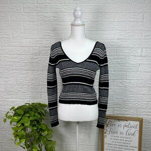 Women's L.A. Hearts cropped top long sleeve